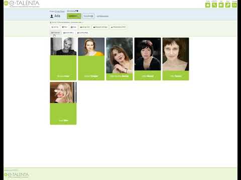 e-TALENTA tutorials - Chapter 3: How to manage your casting submissions and favourites lists