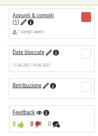 notes and tasks