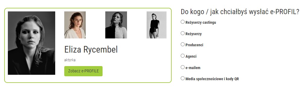 send actor profile